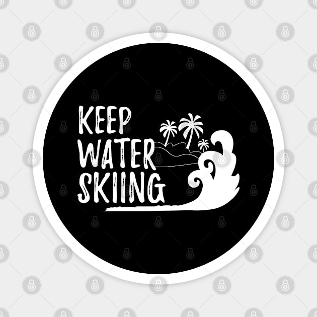 Waterskiing Magnet by CrissWild